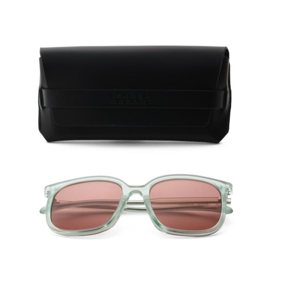 ISABEL MARANT Green/pink 56mm Square Sunglasses - Picture 1 of 2